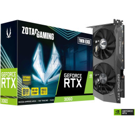 Karta graficzna ZOTAC GAMING GeForce RTX 3060 8GB Twin Edge ZT-A30630E-10M - 3xDP/1xHDMI/2 wentylatory/1320|1777 MHz